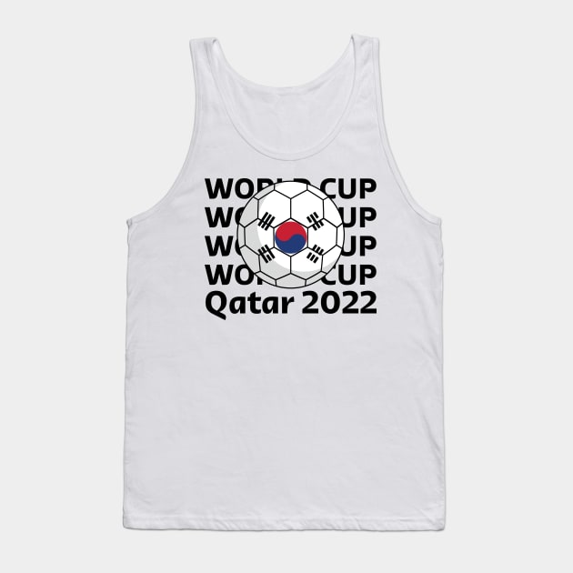 World Cup Qatar 2022  - Team South Korea Tank Top by Inspirit Designs